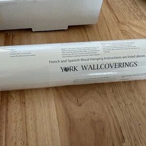 Maxx New York White and Black York Wallcoverings Decorative Roll